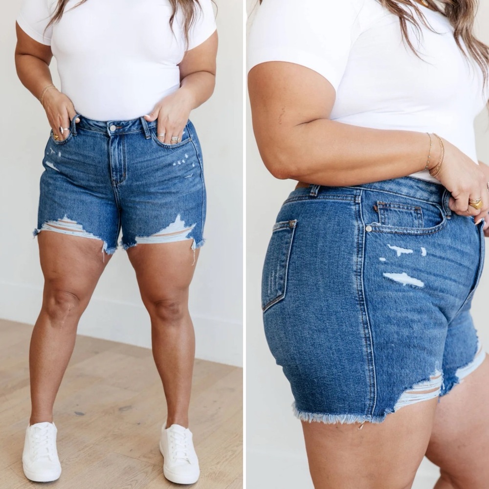 NWT Judy Blue Rigid Magic High Waist Denim Shorts